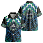Aotearoa Ngati Ranginui Personalised Kid Hawaiian Shirt Maori Iwi Poutama Puhoro Tattoo