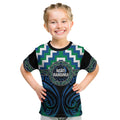 Aotearoa Ngati Ranginui Personalised Kid T Shirt Maori Iwi Poutama Puhoro Tattoo