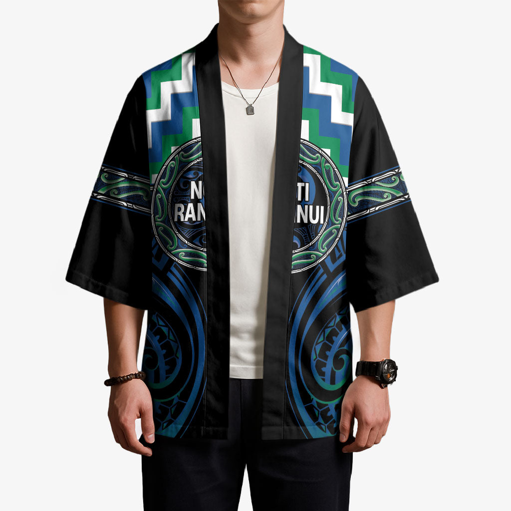 Aotearoa Ngati Ranginui Personalised Kimono Maori Iwi Poutama Puhoro Tattoo