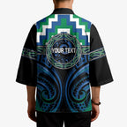 Aotearoa Ngati Ranginui Personalised Kimono Maori Iwi Poutama Puhoro Tattoo