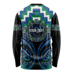 Aotearoa Ngati Ranginui Personalised Long Sleeve Shirt Maori Iwi Poutama Puhoro Tattoo