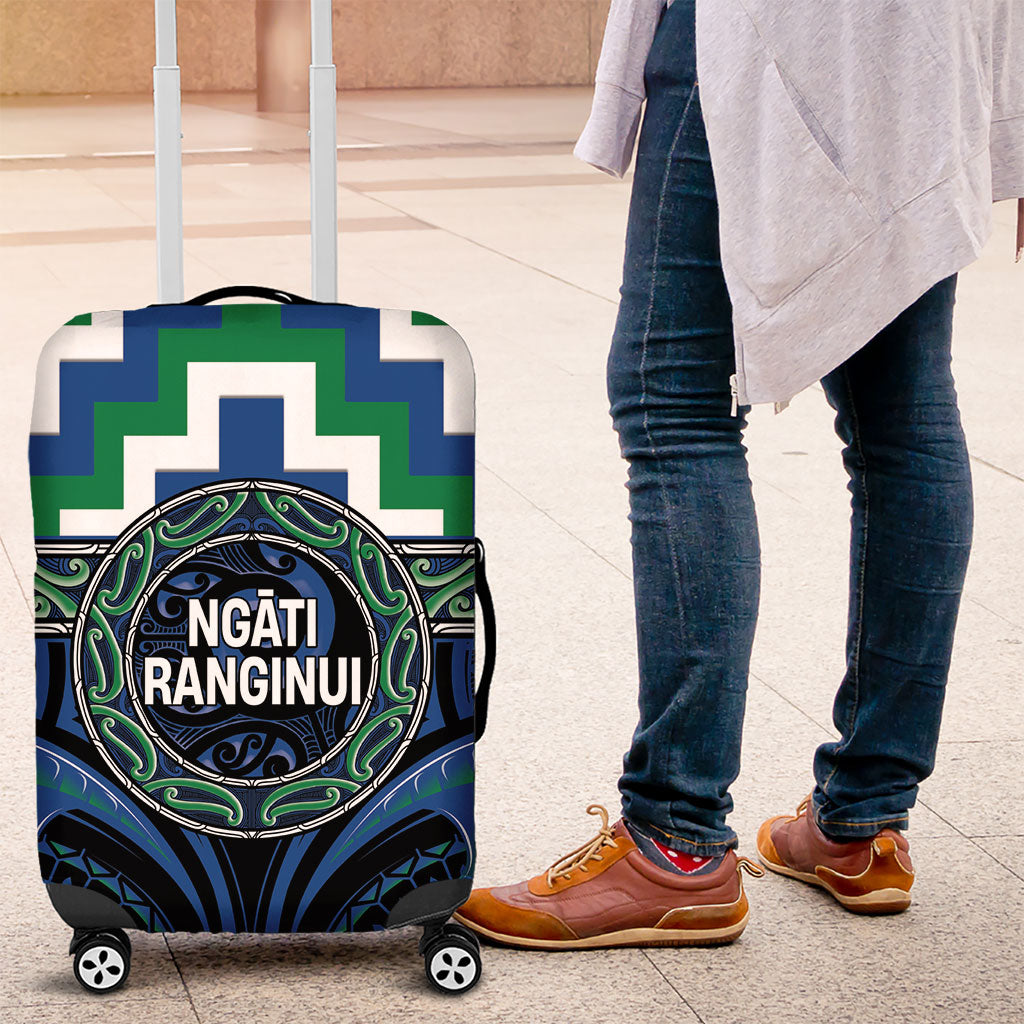 Aotearoa Ngati Ranginui Luggage Cover Maori Iwi Poutama Puhoro Tattoo