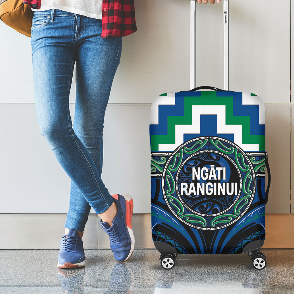 Aotearoa Ngati Ranginui Luggage Cover Maori Iwi Poutama Puhoro Tattoo