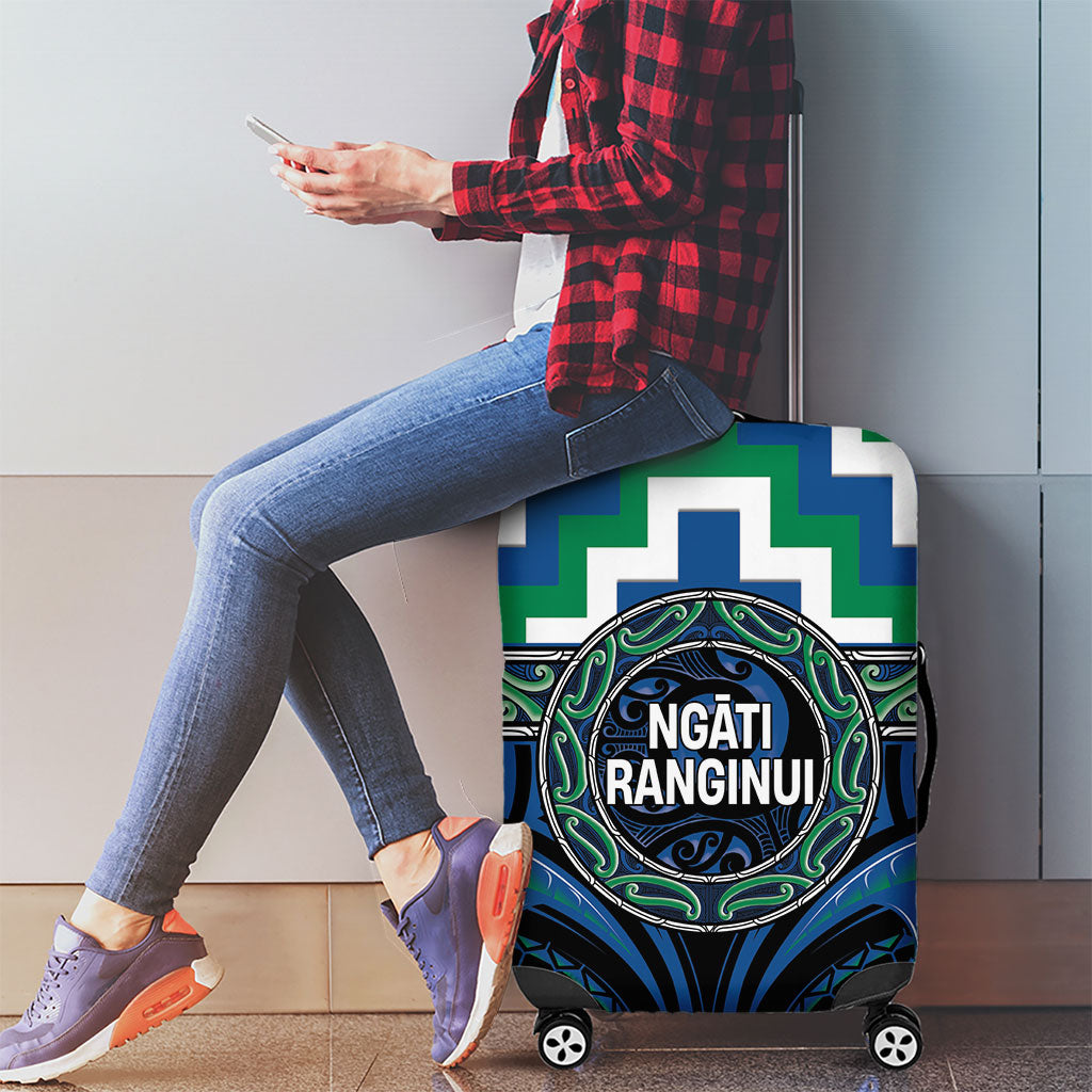 Aotearoa Ngati Ranginui Luggage Cover Maori Iwi Poutama Puhoro Tattoo