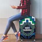 Aotearoa Ngati Ranginui Luggage Cover Maori Iwi Poutama Puhoro Tattoo