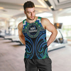 Aotearoa Ngati Ranginui Personalised Men Tank Top Maori Iwi Poutama Puhoro Tattoo