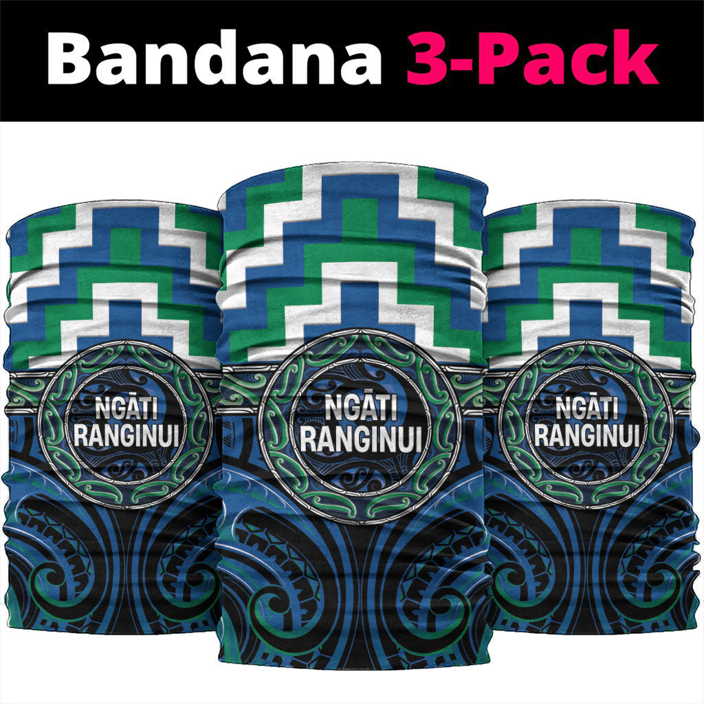 Aotearoa Ngati Ranginui Neck Gaiter Maori Iwi Poutama Puhoro Tattoo