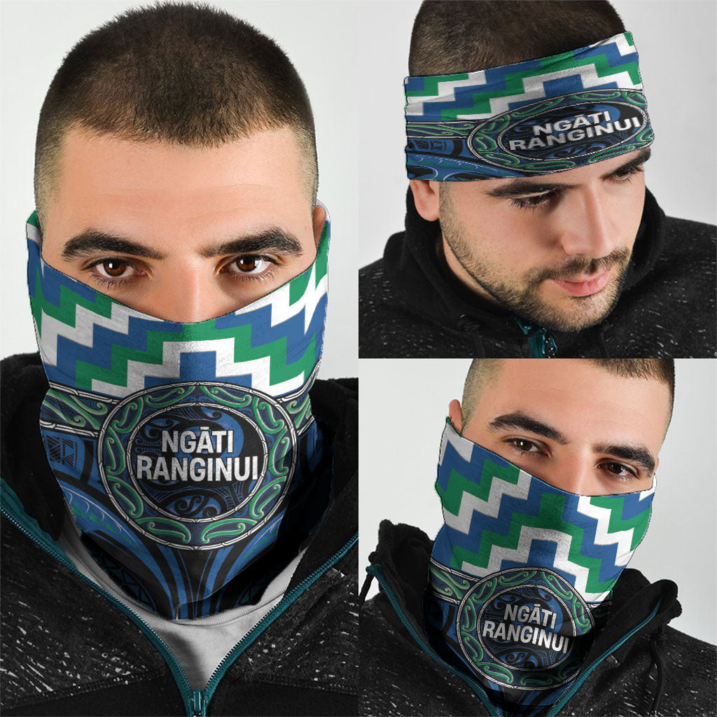 Aotearoa Ngati Ranginui Neck Gaiter Maori Iwi Poutama Puhoro Tattoo