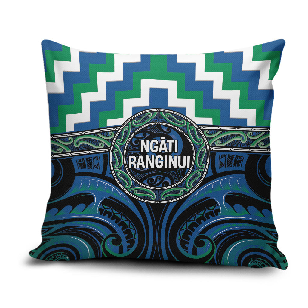 Aotearoa Ngati Ranginui Pillow Cover Maori Iwi Poutama Puhoro Tattoo