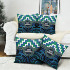 Aotearoa Ngati Ranginui Pillow Cover Maori Iwi Poutama Puhoro Tattoo