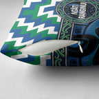 Aotearoa Ngati Ranginui Pillow Cover Maori Iwi Poutama Puhoro Tattoo