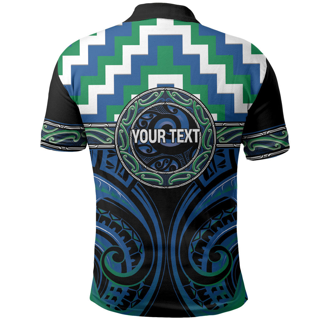 Aotearoa Ngati Ranginui Personalised Polo Shirt Maori Iwi Poutama Puhoro Tattoo