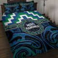 Aotearoa Ngati Ranginui Quilt Bed Set Maori Iwi Poutama Puhoro Tattoo