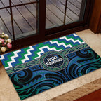 Aotearoa Ngati Ranginui Rubber Doormat Maori Iwi Poutama Puhoro Tattoo