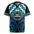 Aotearoa Ngati Ranginui Personalised Rugby Jersey Maori Iwi Poutama Puhoro Tattoo