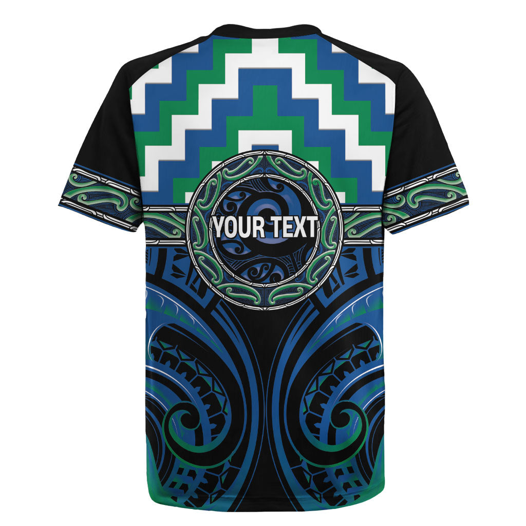 Aotearoa Ngati Ranginui Personalised Rugby Jersey Maori Iwi Poutama Puhoro Tattoo