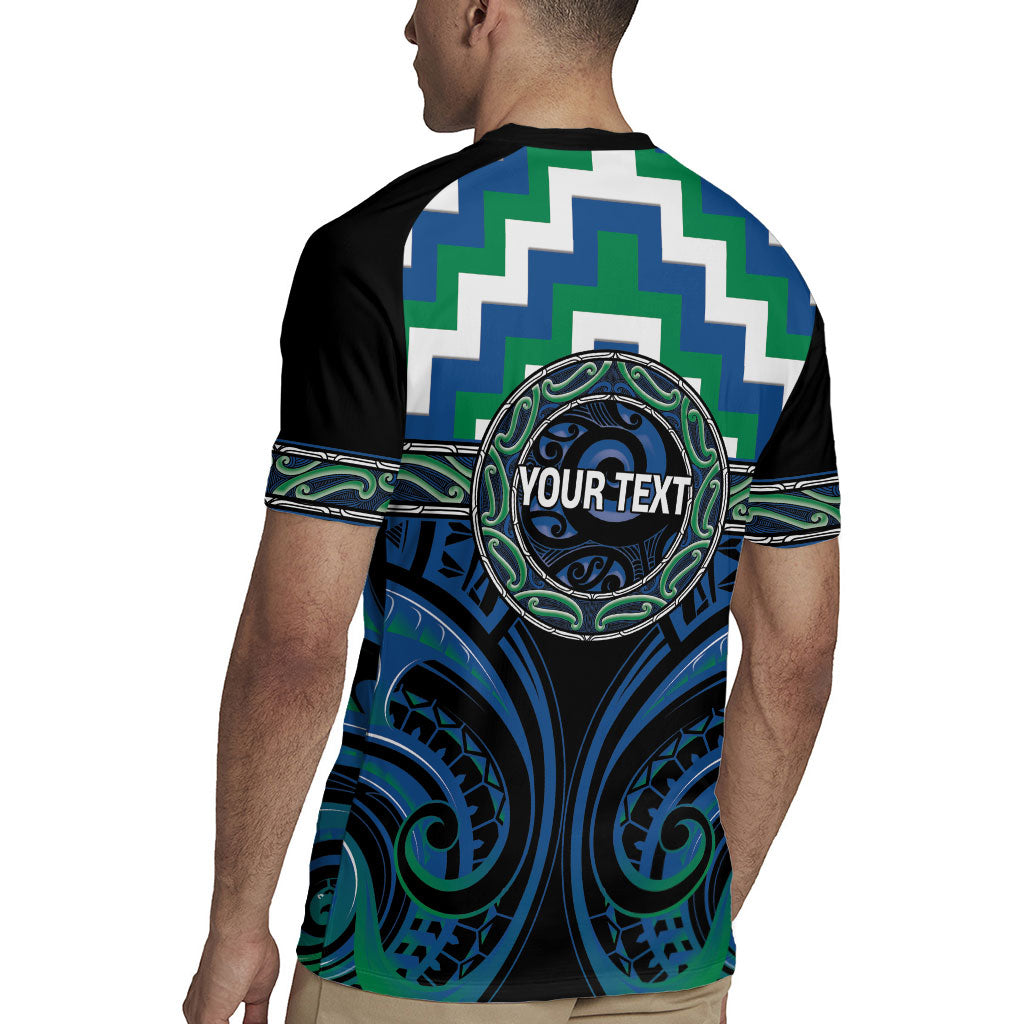 Aotearoa Ngati Ranginui Personalised Rugby Jersey Maori Iwi Poutama Puhoro Tattoo