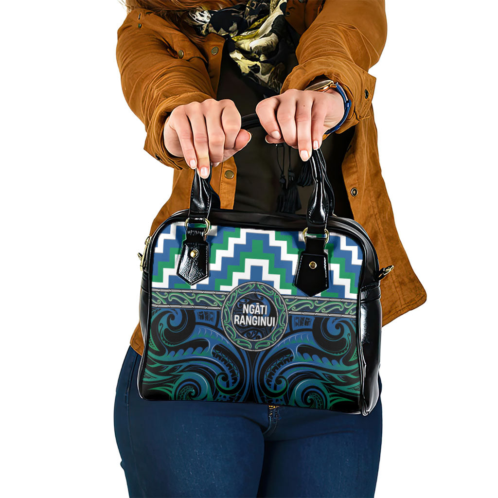 Aotearoa Ngati Ranginui Shoulder Handbag Maori Iwi Poutama Puhoro Tattoo