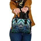 Aotearoa Ngati Ranginui Shoulder Handbag Maori Iwi Poutama Puhoro Tattoo