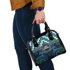 Aotearoa Ngati Ranginui Shoulder Handbag Maori Iwi Poutama Puhoro Tattoo