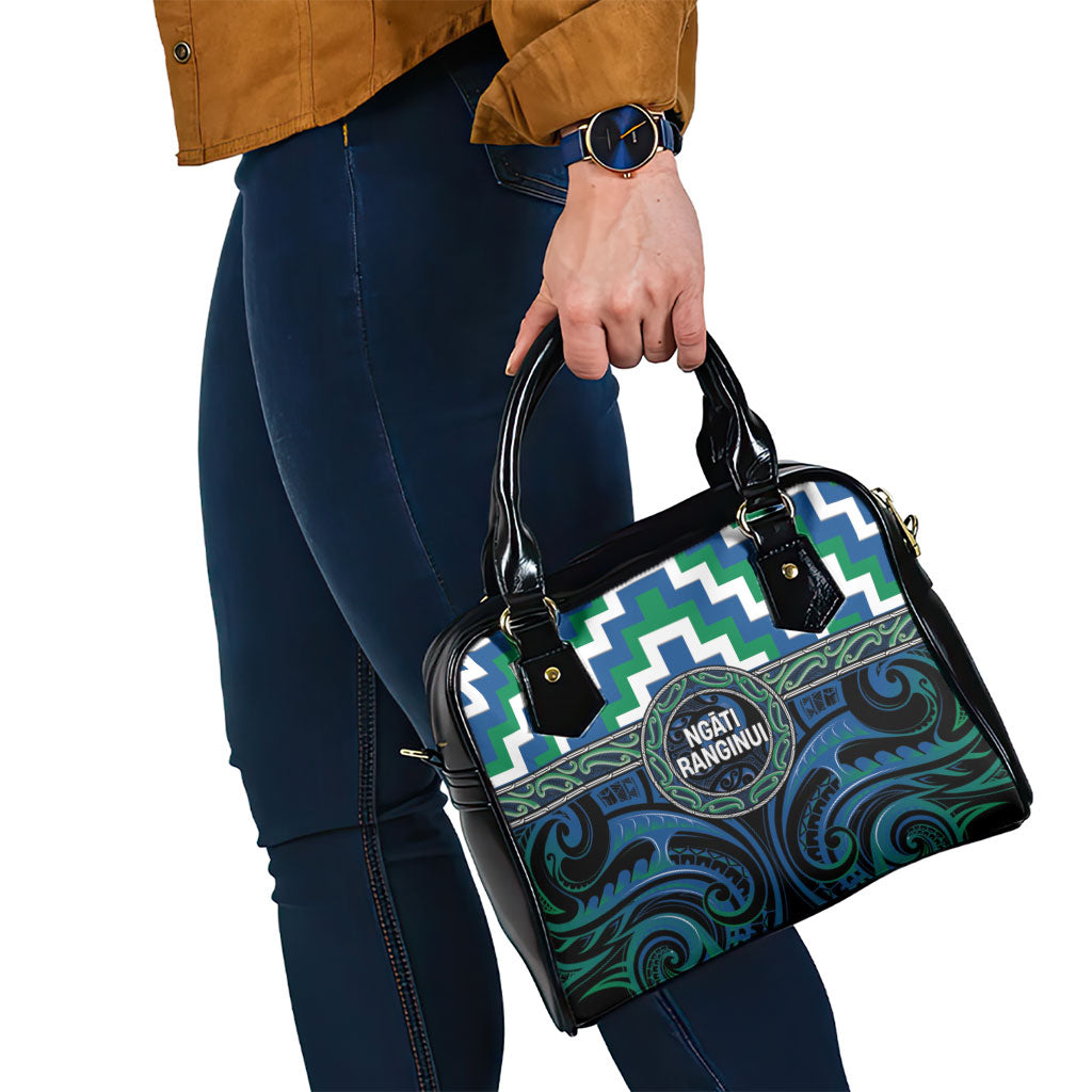 Aotearoa Ngati Ranginui Shoulder Handbag Maori Iwi Poutama Puhoro Tattoo