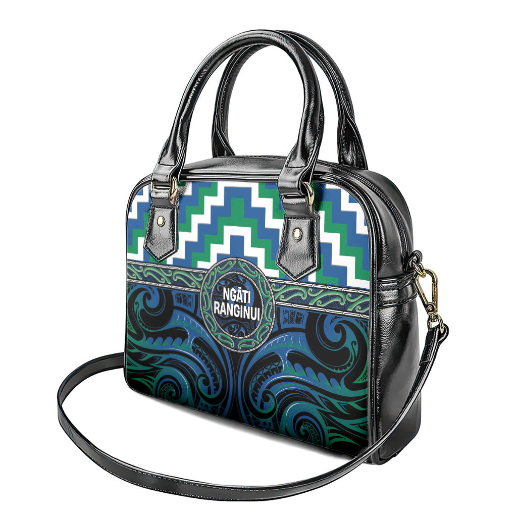 Aotearoa Ngati Ranginui Shoulder Handbag Maori Iwi Poutama Puhoro Tattoo
