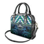 Aotearoa Ngati Ranginui Shoulder Handbag Maori Iwi Poutama Puhoro Tattoo
