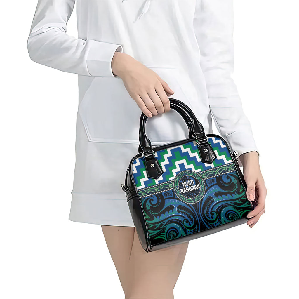 Aotearoa Ngati Ranginui Shoulder Handbag Maori Iwi Poutama Puhoro Tattoo