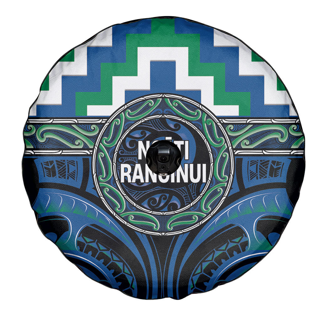 Aotearoa Ngati Ranginui Spare Tire Cover Maori Iwi Poutama Puhoro Tattoo