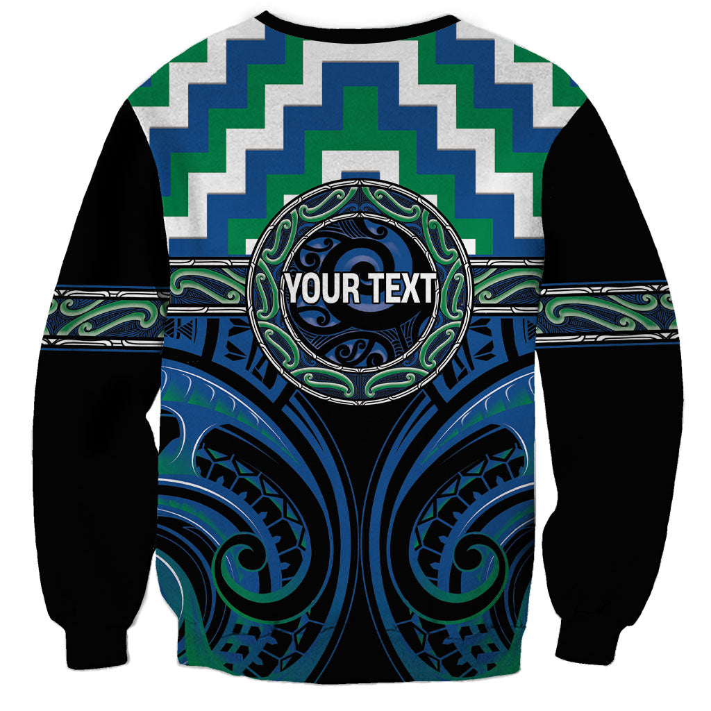 Aotearoa Ngati Ranginui Personalised Sweatshirt Maori Iwi Poutama Puhoro Tattoo