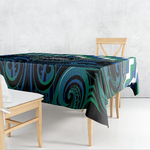 Aotearoa Ngati Ranginui Tablecloth Maori Iwi Poutama Puhoro Tattoo