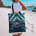 Aotearoa Ngati Ranginui Tote Bag Maori Iwi Poutama Puhoro Tattoo
