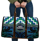 Aotearoa Ngati Ranginui Travel Bag Maori Iwi Poutama Puhoro Tattoo