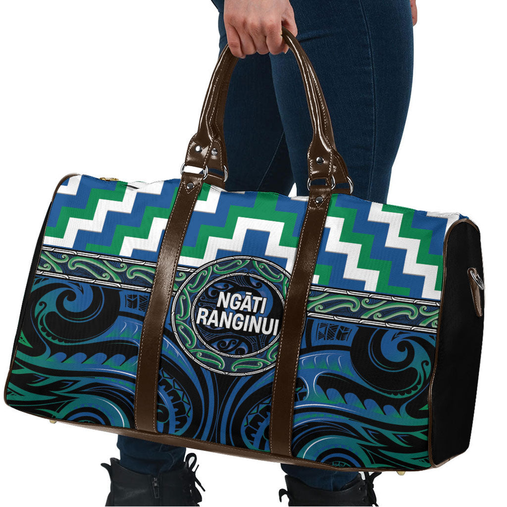 Aotearoa Ngati Ranginui Travel Bag Maori Iwi Poutama Puhoro Tattoo