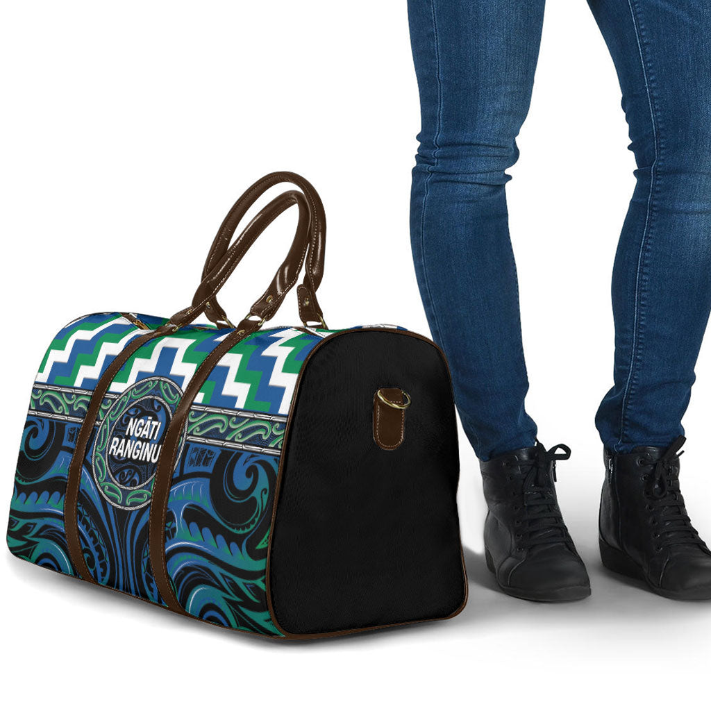 Aotearoa Ngati Ranginui Travel Bag Maori Iwi Poutama Puhoro Tattoo