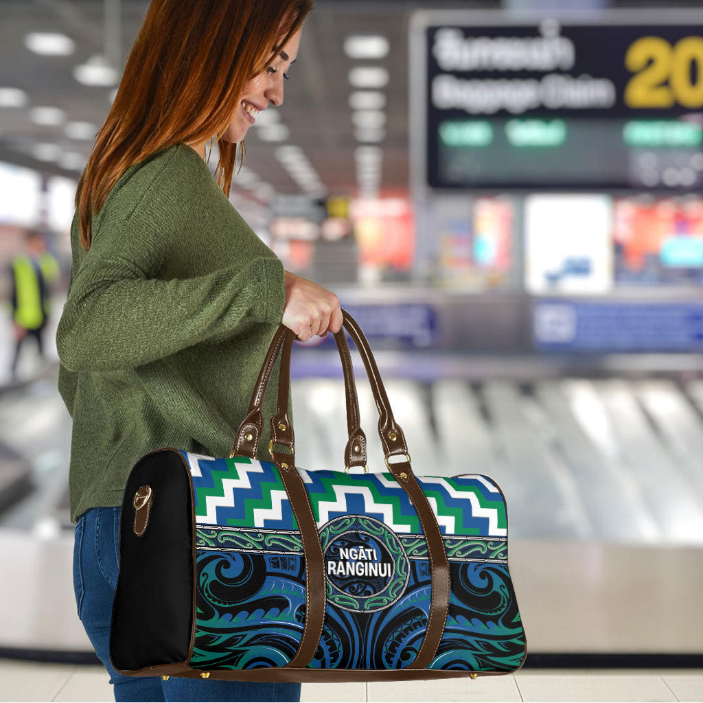 Aotearoa Ngati Ranginui Travel Bag Maori Iwi Poutama Puhoro Tattoo