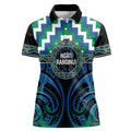 Aotearoa Ngati Ranginui Personalised Women Polo Shirt Maori Iwi Poutama Puhoro Tattoo