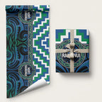 Aotearoa Ngati Ranginui Wrapping Paper Maori Iwi Poutama Puhoro Tattoo