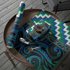 Aotearoa Ngati Ranginui Wrapping Paper Maori Iwi Poutama Puhoro Tattoo