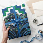 Aotearoa Ngati Ranginui Wrapping Paper Maori Iwi Poutama Puhoro Tattoo