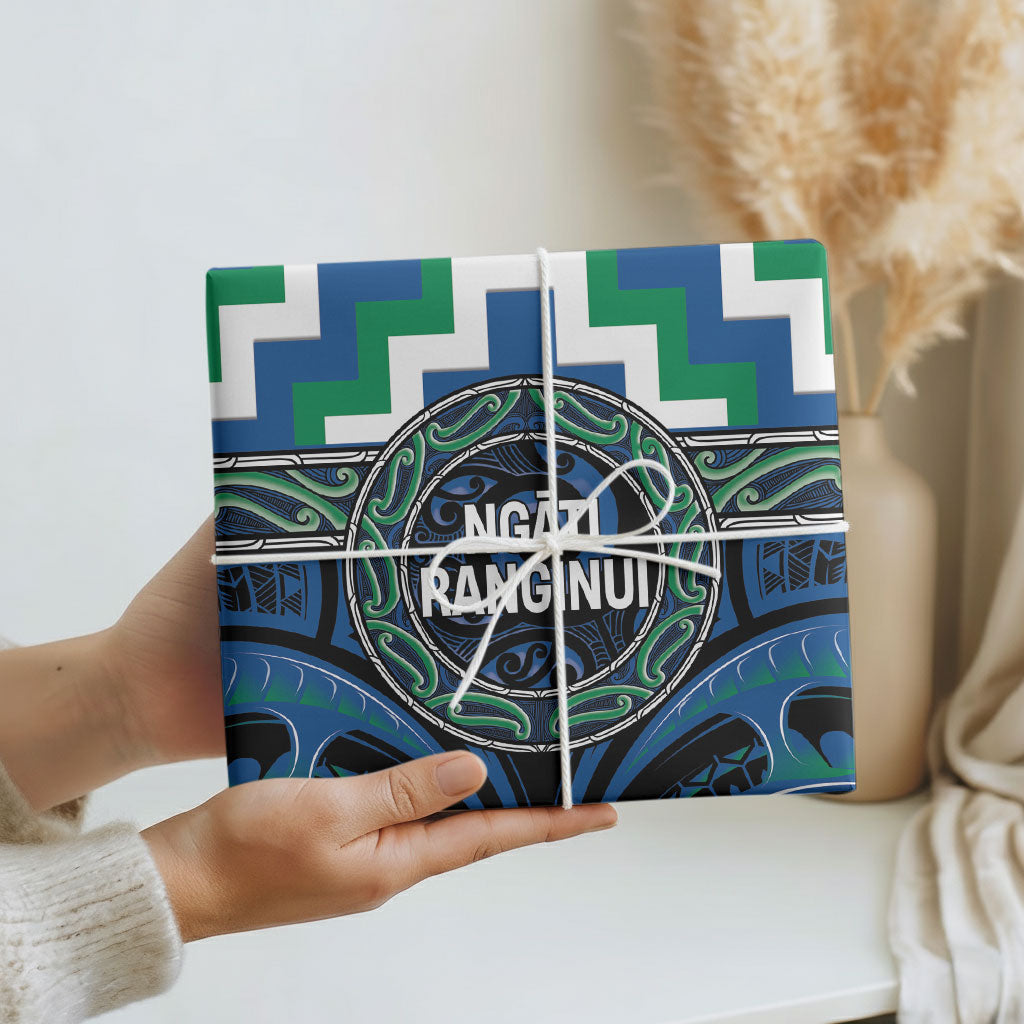 Aotearoa Ngati Ranginui Wrapping Paper Maori Iwi Poutama Puhoro Tattoo