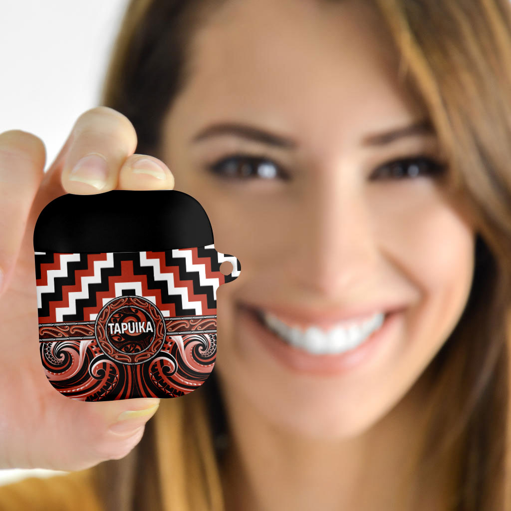 Aotearoa Tapuika AirPods Case Maori Iwi Poutama Puhoro Tattoo
