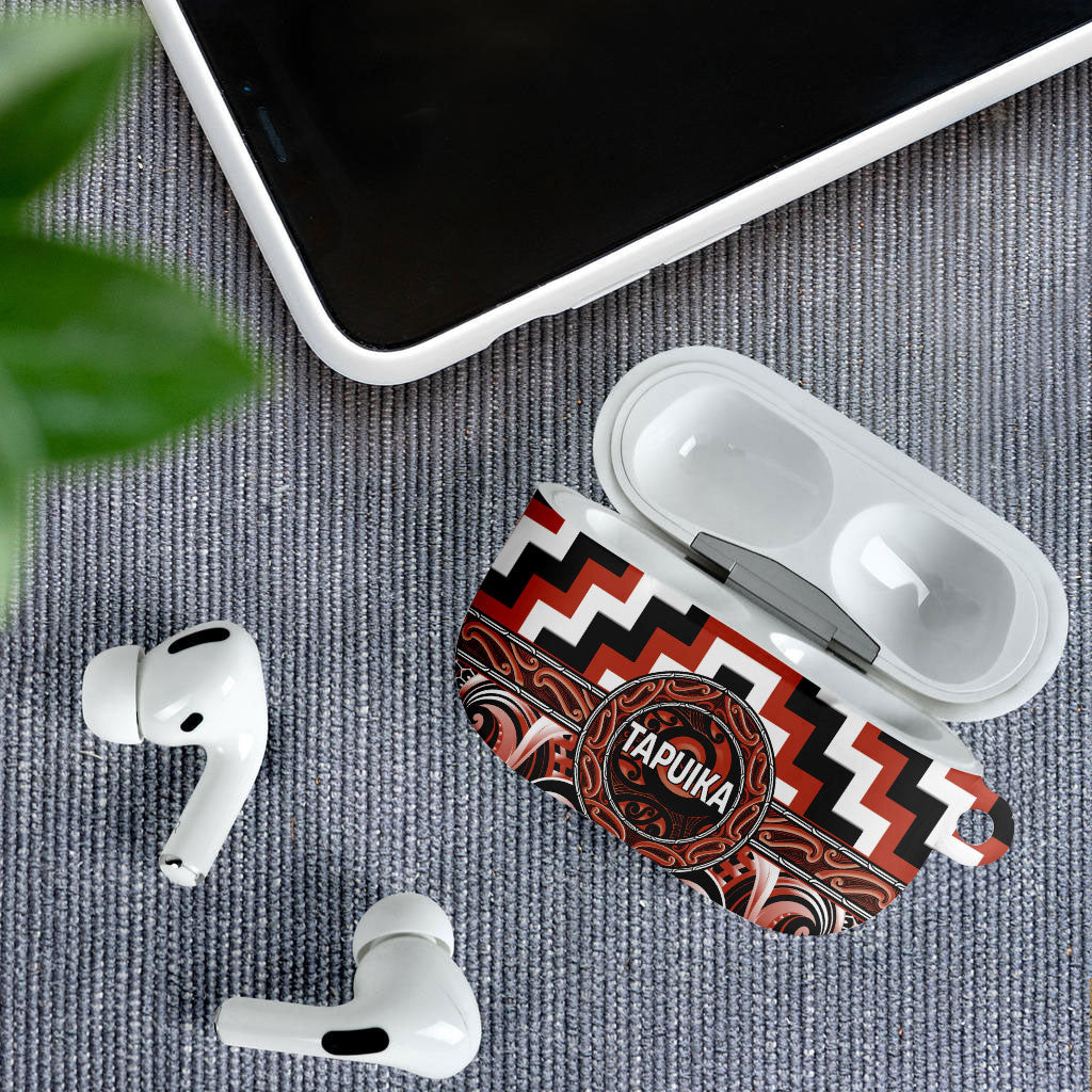 Aotearoa Tapuika AirPods Case Maori Iwi Poutama Puhoro Tattoo