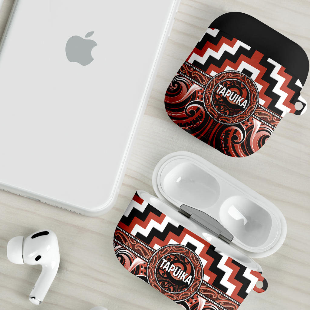 Aotearoa Tapuika AirPods Case Maori Iwi Poutama Puhoro Tattoo