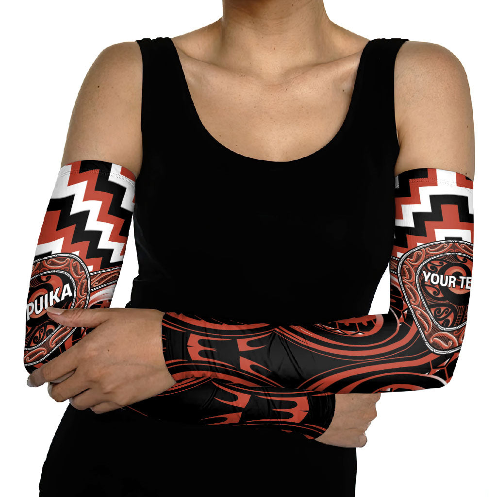 Aotearoa Tapuika Personalised Arm Sleeves Maori Iwi Poutama Puhoro Tattoo