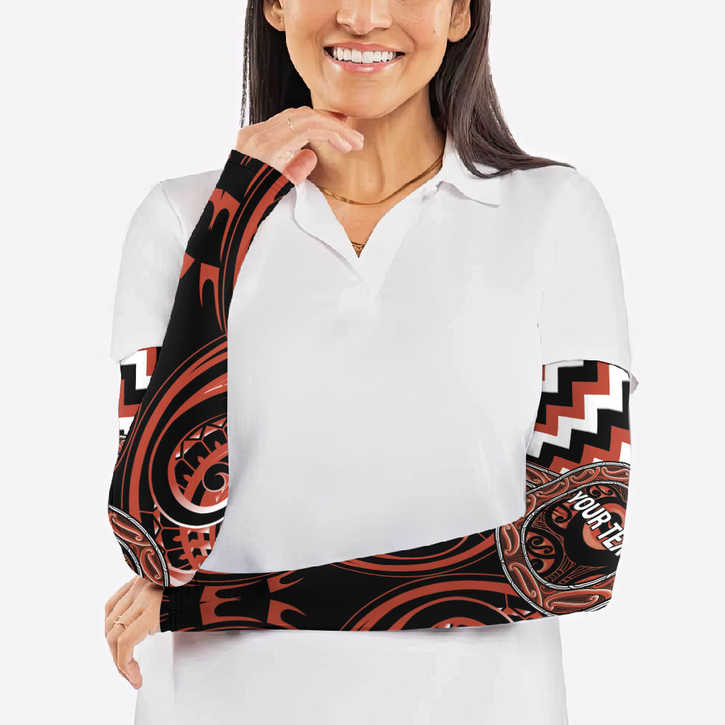 Aotearoa Tapuika Personalised Arm Sleeves Maori Iwi Poutama Puhoro Tattoo