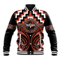 Aotearoa Tapuika Personalised Baseball Jacket Maori Iwi Poutama Puhoro Tattoo