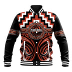 Aotearoa Tapuika Personalised Baseball Jacket Maori Iwi Poutama Puhoro Tattoo