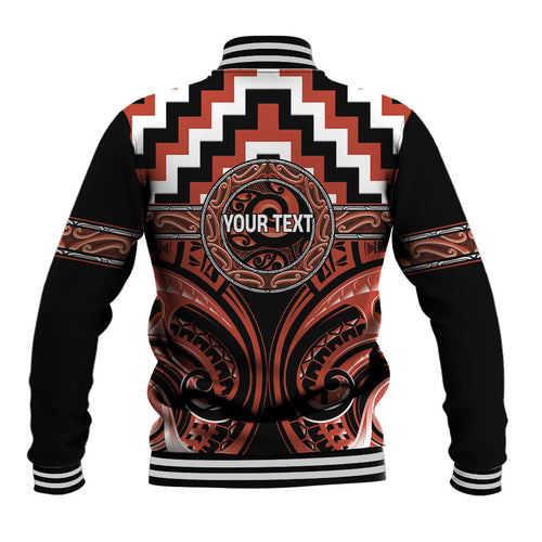 Aotearoa Tapuika Personalised Baseball Jacket Maori Iwi Poutama Puhoro Tattoo