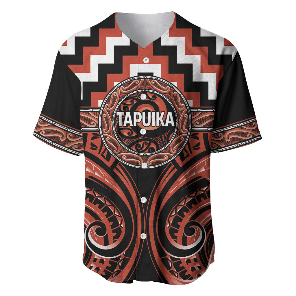 Aotearoa Tapuika Personalised Baseball Jersey Maori Iwi Poutama Puhoro Tattoo